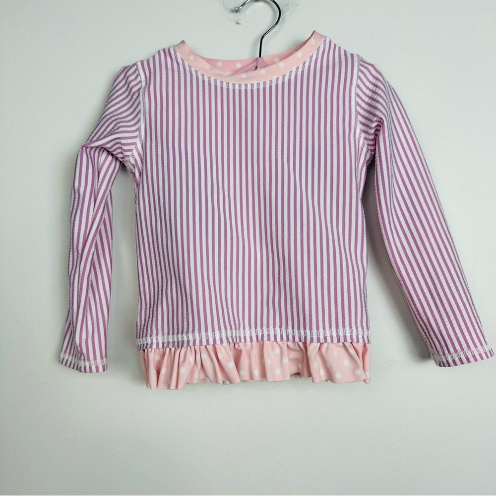 Ruffle Butts Striped Bikini Top and Bottoms Size 3T